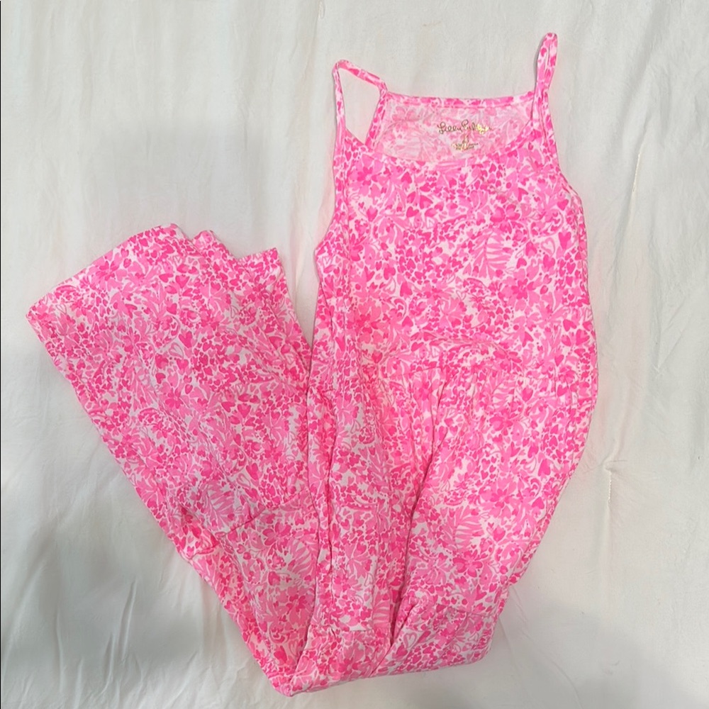 Lilly Pulitzer Pink Floral Casual Dress